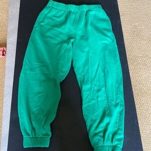 Green gap sweatpants
